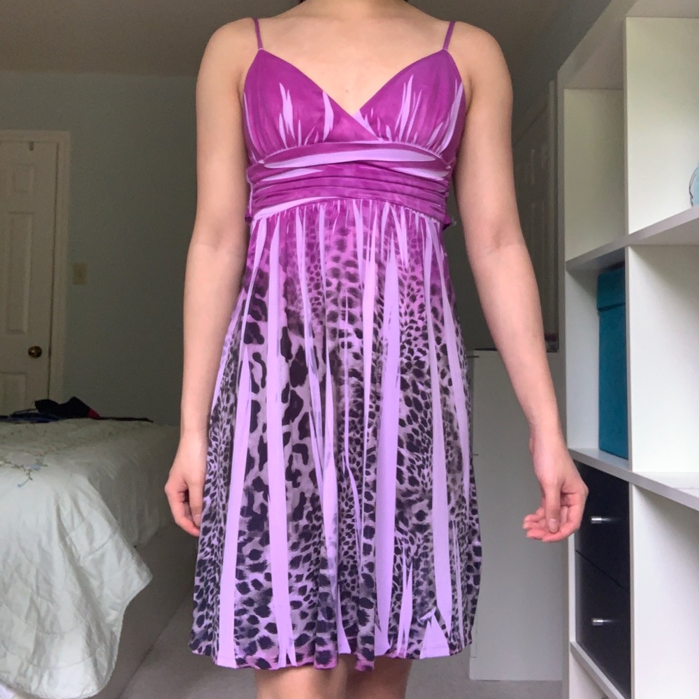 Leopard Print Teen’s Formal Dress